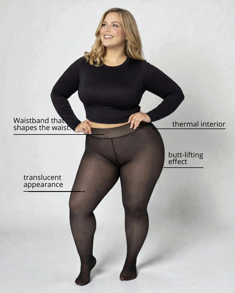 Moldee® Shaping Fleece-Lined Tights