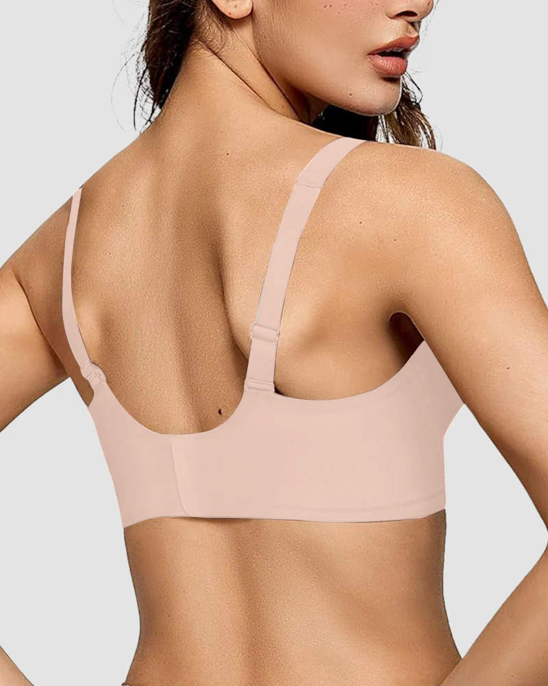 Moldee® Seamless Deep V Push-Up Wireless Bra