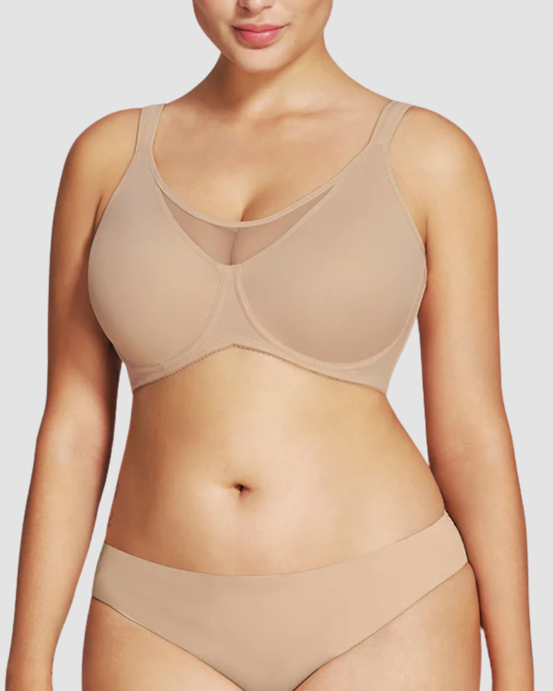 Moldee® Comfort Shaping Bra with Illusion Neckline